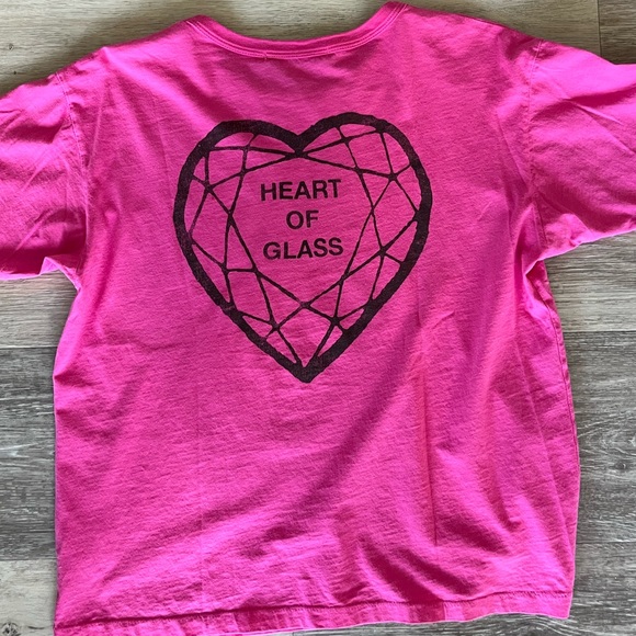 Daydreamer Blondie Heart of Glass Pink Graphic Tee Small - Picture 7 of 7
